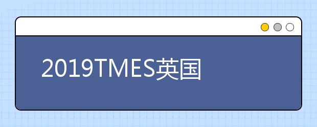 2019TMES英国大学航空航天专业排名TOP50