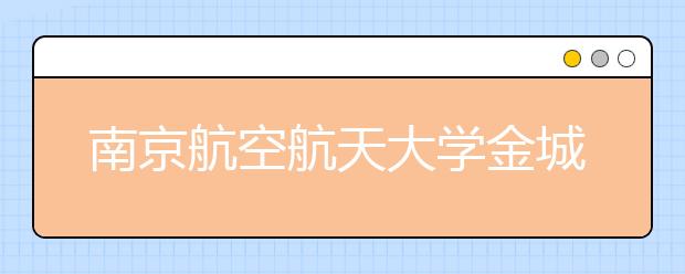 南京航空航天大学金城学院2020年承认美术统考成绩