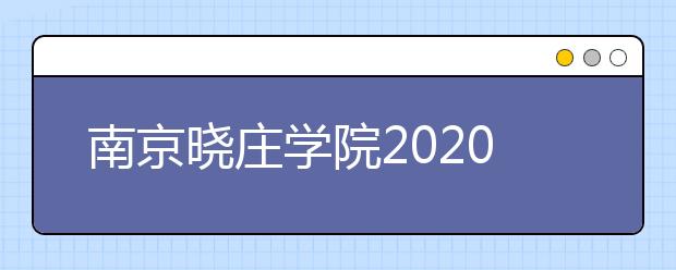 南京晓庄学院2020年艺术类专业录取规则