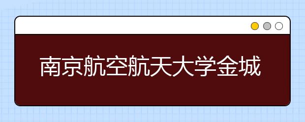 南京航空航天大学金城学院2019年艺术类本科专业录取分数线