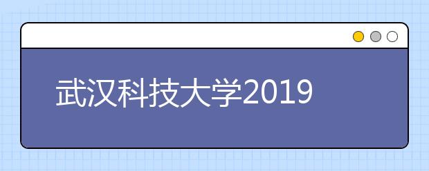 武汉科技大学2019年美术类专业录取分数线