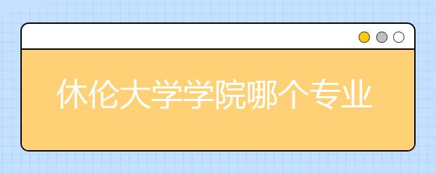 休伦大学学院哪个专业好?