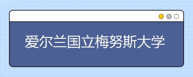 爱尔兰国立梅努斯大学怎么样