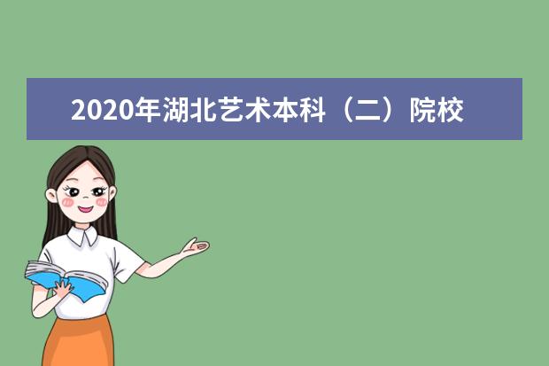 2020年湖北艺术本科（二）院校招生投档线