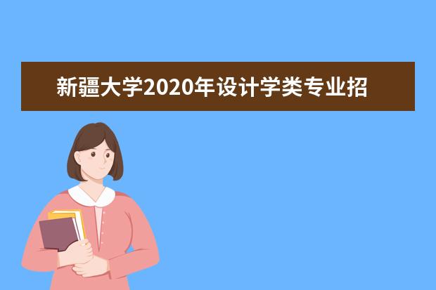 新疆大学2020年设计学类专业招生计划
