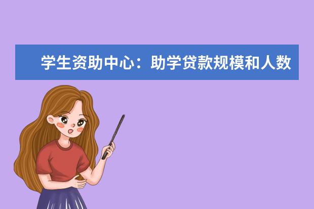 学生资助中心：助学贷款规模和人数不设上限