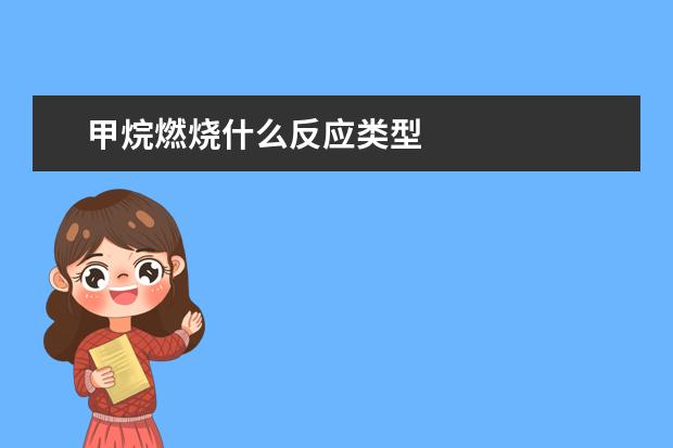 甲烷燃烧什么反应类型