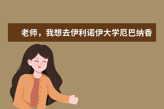 老师，我想去伊利诺伊大学厄巴纳香槟分校入学要求...