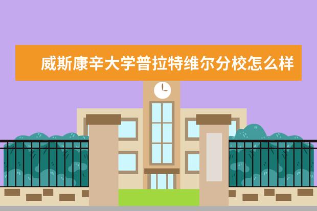 威斯康辛大学普拉特维尔分校怎么样 校园生活