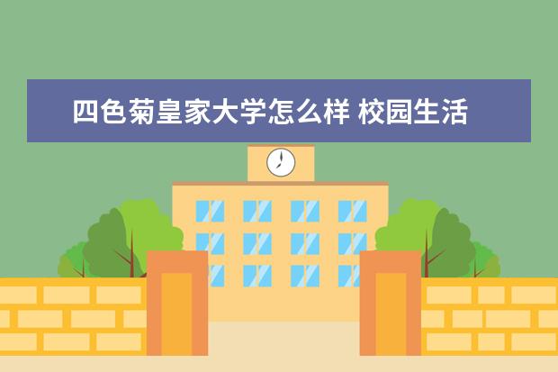 四色菊皇家大学怎么样 校园生活