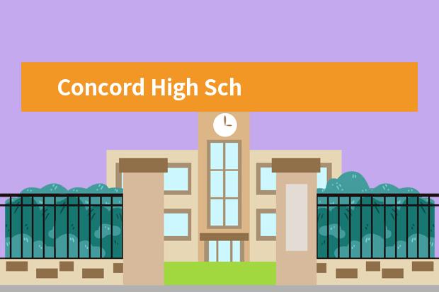 Concord High School师生情况怎么样 师资力量如何