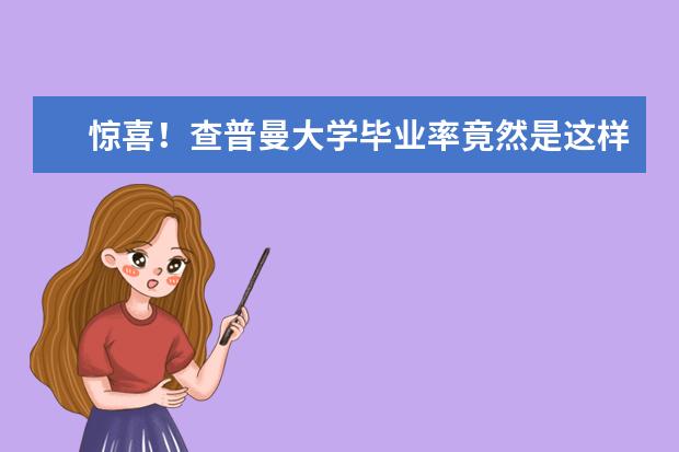 惊喜！查普曼大学毕业率竟然是这样的！