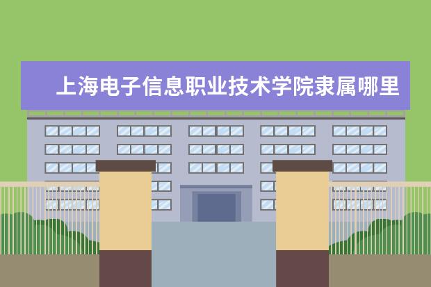 上海电子信息职业技术学院是什么类型大学 上海电子信息职业技术学院学校介绍