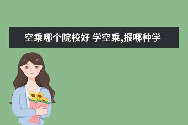 空乘哪个院校好 学空乘,报哪种学校好?