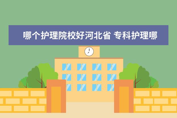 哪个护理院校好河北省 专科护理哪个学校好