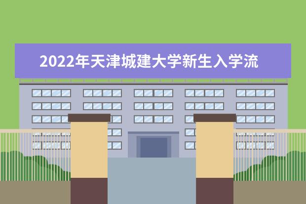 2022年天津城建大学新生入学流程及注意事项 天津城建大学迎新网站入口 2022年学费多少钱 一年各专业收费标准