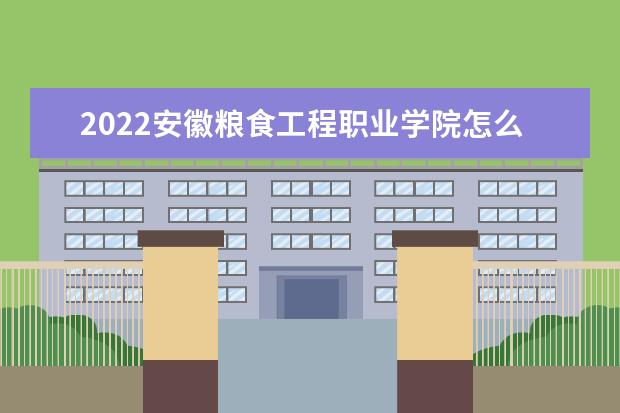 2022安徽粮食工程职业学院怎么样 怎么样？王牌专业有哪些？