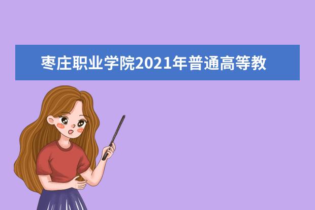 枣庄职业学院2021年普通高等教育招生章程  怎么样