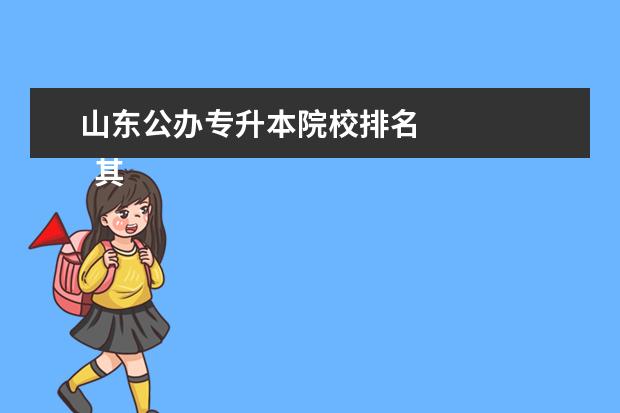 山东公办专升本院校排名 
  其他信息：
  <br/>