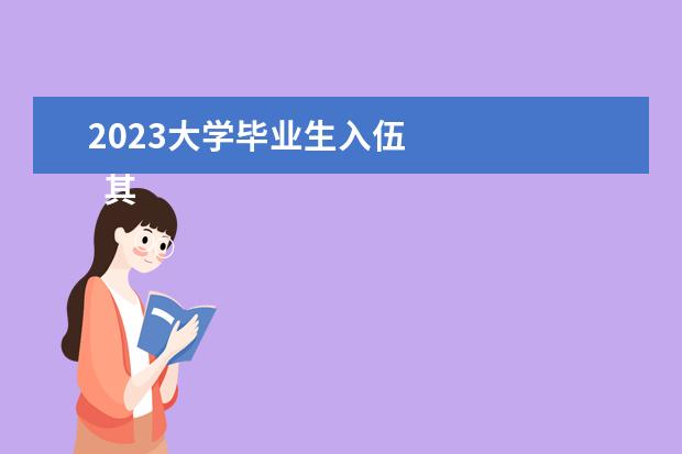 2023大学毕业生入伍 
  其他信息：
  <br/>