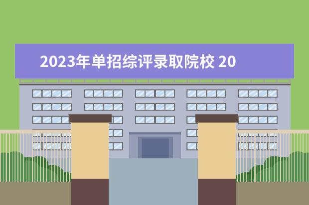 2023年单招综评录取院校 2023滨州职业学院综评录取可查了吗