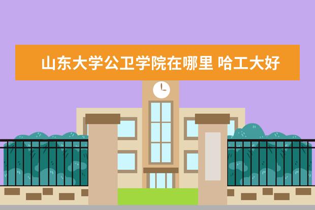 山东大学公卫学院在哪里 哈工大好还是华中科技大好?