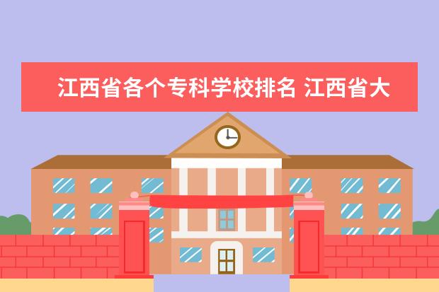 江西省各个专科学校排名 江西省大专学校排名榜