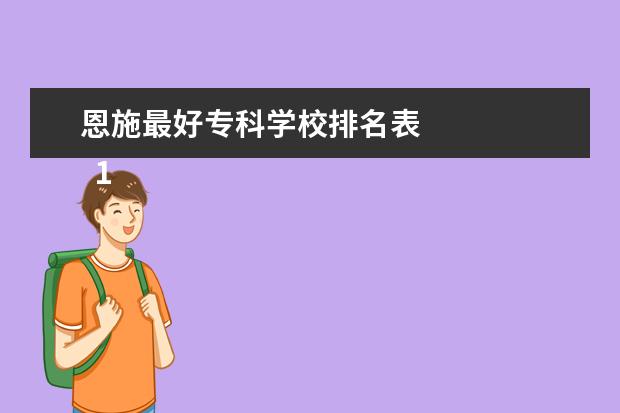 恩施最好专科学校排名表 
  1:267岗位竞争比，联考报名数据来了！