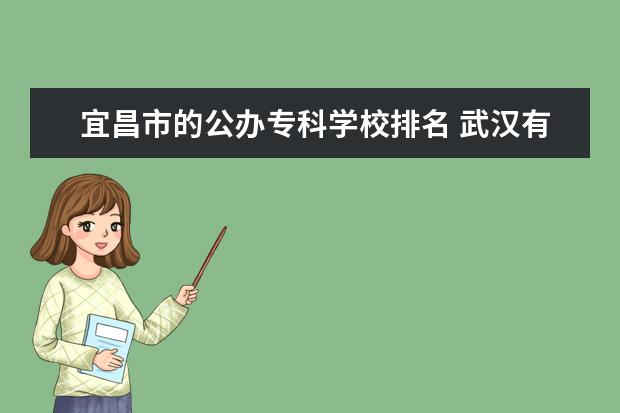 宜昌市的公办专科学校排名 武汉有哪些大专学校?